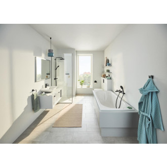 Vanový set Grohe Vitalio Comfort lepením i vrtáním černá matná 263992431