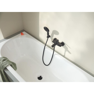 Vanová baterie Grohe Eurosmart bez sprchového setu 150 mm černá matná 333002433