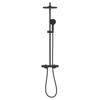 Sprchový systém Grohe Tempesta System s termostatickou baterií černá matná 266702431