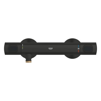 Sprchová baterie Grohe Grohtherm bez sprchového setu 150 mm černá matná 347932430