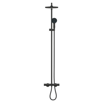 Sprchový systém Grohe Tempesta System s vanovým termostatem černá matná 266722431