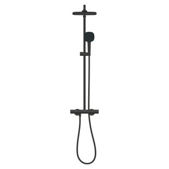 Sprchový systém Grohe Vitalio Comfort s termostatickou baterií černá matná 266962431