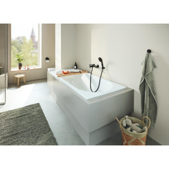 Vanová baterie Grohe Grohtherm 800 bez sprchového setu 150 mm černá matná 1022032430