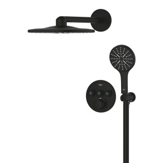 Sprchový systém Grohe Grohtherm Smartcontrol včetně podomítkového tělesa phantom black 34863KF0