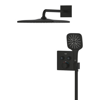 Sprchový systém Grohe Grohtherm Smartcontrol včetně podomítkového tělesa phantom black 34865KF0