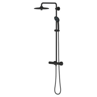 Sprchový systém Grohe Euphoria System s termostatickou baterií černá matná 27615KF2