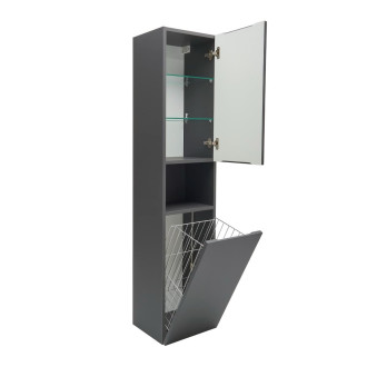 SAT Feel dopl. skříňka antracit s košem SATFEELV36ANTK