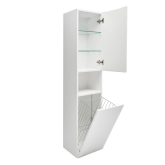 SAT Evolution doplňk. skříňka, bílá, koš SATEVOV36WMK