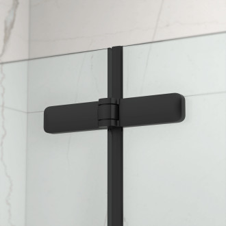 Vanová zástěna SAT SK 150x105 cm černá SATVZSKNEW105C