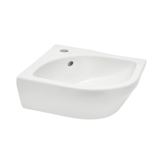 Rohové umývátko VitrA Integra 56x40 cm otvor pro baterii uprostřed 7336-003-0999