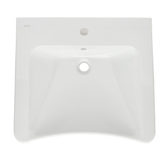 Bezbariérové umyvadlo VitrA 60x54,5x16,5 cm bílé 5289-003-0001