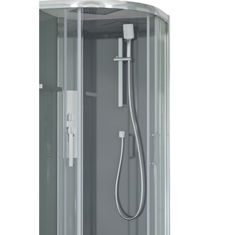 Sprchový box čtvrtkruh 90x90 cm SAT SATBOXS90CRT
