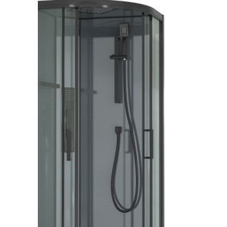 SAT Sprchový box čtvrtkruh 90x90 cm SATBOXS90CT