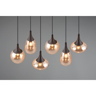 Osvětlení Trio Lumina 93x34 cm kov černá mat TR317000613