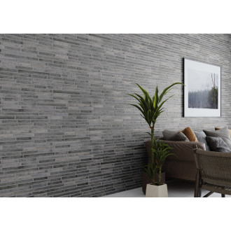 Obklad Realonda Amsterdam charcoal 15x45 cm mat AMSTERCH