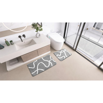 SAT Feel WC předložka 40x50 šedá SATDPREDWC08SE