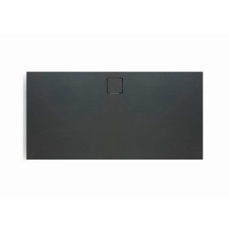 Sprchová vanička obdélníková Huppe EasyFlat 160x90 cm litý mramor antracitová matná EF0113.128