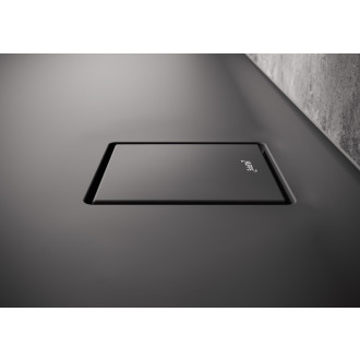 Sprchová vanička obdélníková Huppe EasyFlat 170x90 cm litý mramor antracitová matná EF0114.128