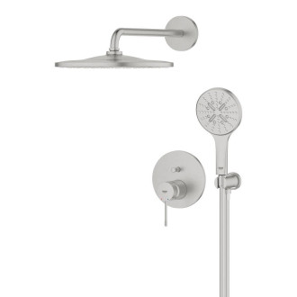 Sprchový systém Grohe Essence včetně podomítkového tělesa supersteel 25287DC0