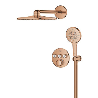 Sprchový systém Grohe Grohtherm SmartControl včetně podomítkového tělesa Warm Sunset 34863DA0