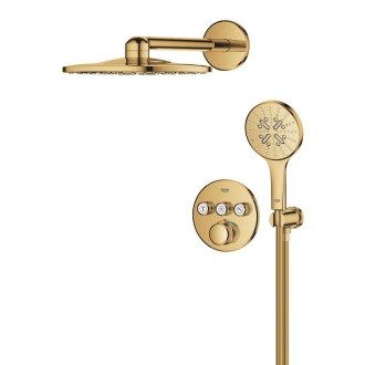 Sprchový systém Grohe Grohtherm SmartControl včetně podomítkového tělesa Cool Sunrise 34863GL0