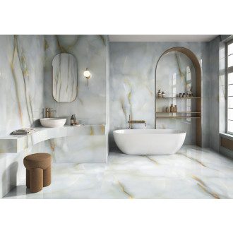 Dlažba Emil Tele Di Marmo Pure Onyx Turchese 60x120 cm mat EMKE