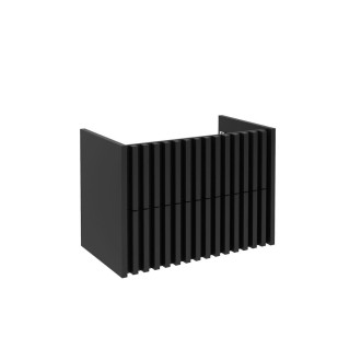 Koupelnová skříňka pod umyvadlo SAT Delano 80x56x45 cm černá DELANO80ZCDE