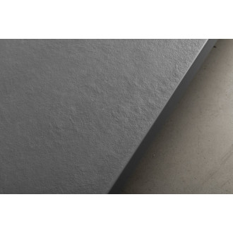 Sprchová vanička obdélníková Polysan Treneca 130x80 cm litý mramor šedá 84303.31