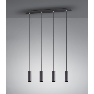 Osvětlení Trio Marley 75x18 cm kov černá 312400432