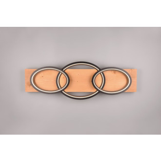 Led osvětlení Trio Barca 97x10 cm kov černá mat 641110332