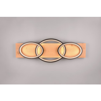 Led osvětlení Trio Barca 97x10 cm kov černá mat 641110332