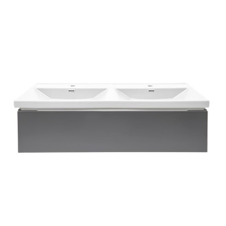 Koupelnová skříňka s umyvadlem SAT Feel 120x30x44,8 cm antracit mat SATFEEL120ANTU4