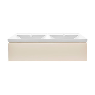 Koupelnová skříňka s umyvadlem SAT Feel 120x30x44,8 cm pískově béžová mat SATFEEL120BEU4