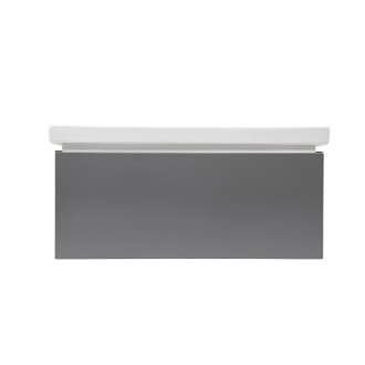Koupelnová skříňka s krycí deskou SAT Feel 60x30x44,8 cm antracit mat SATFEEL60ANTU4