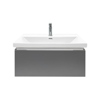 Koupelnová skříňka s umyvadlem a baterií SAT Feel 60x30x44,8 cm antracit mat SATFEEL60ANTU4BA