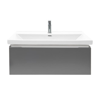 Koupelnová skříňka s umyvadlem a baterií SAT Feel 80x30x44,8 cm antracit mat SATFEEL80ANTU4BA