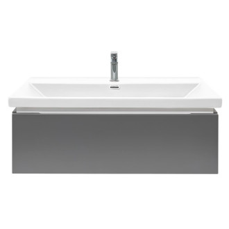 Koupelnová skříňka s umyvadlem a baterií SAT Feel 100x30x44,8 cm antracit mat SATFEEL100ANTU4BA
