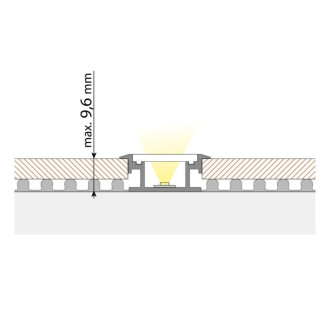 Lišta McLed pro led pásku matná 200 cm hliník ML-761.011.07.S2