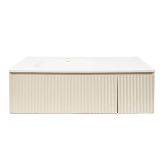 Koupelnová skříňka s umyvadlem Naturel Austen 120x35x52 cm beige mat Naturel Austen120BG