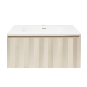 Koupelnová skříňka s umyvadlem Naturel Austen 80x35x52 cm beige mat Naturel Austen80BG