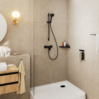 Sprchová baterie Hansgrohe Vernis Blend se sprchovým setem 150 mm černá matná 26958670