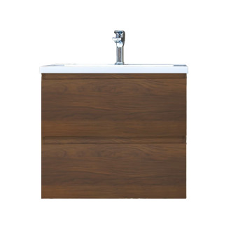Koupelnová skříňka s umyvadlem SAT B-Way 59x50x45 cm ořech mat BWAY260NUTU