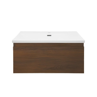 Koupelnová skříňka s umyvadlem SAT B-Way 59x30x45 cm ořech mat BWAY60NUTU1