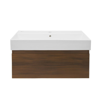 Koupelnová skříňka s umyvadlem SAT B-Way 80x30x45 cm ořech mat BWAY80NUTU2