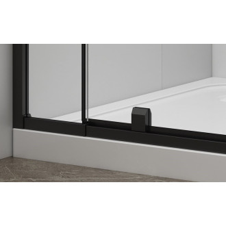 Sprchové dveře 88-102 cm Polysan Easy Black EL1738B