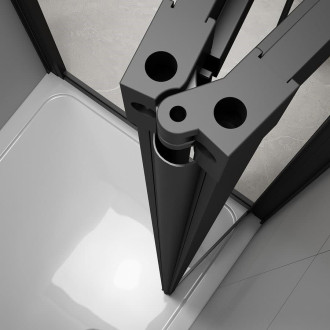 Sprchové dveře 90 cm Polysan Easy Black EL1990B