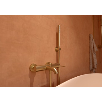 Vanová baterie SAT Aurum bez sprchového setu 150 mm broušená zlatá SATBAUR222BG