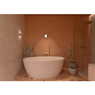 Vanová baterie SAT Aurum bez sprchového setu 150 mm broušená zlatá SATBAUR222BG