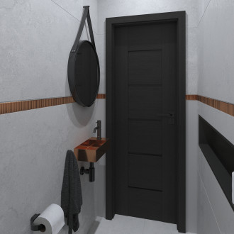 Umyvadlová baterie SAT Aurum bez výpusti broušený gun metal SATBAUR271BGM