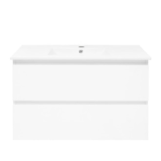 Koupelnová skříňka s umyvadlem SAT B-Way 79x50x45 cm bílá mat BWAY280WU4BI